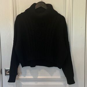 Jack by BB Dakota Black Cowl Neck Sweater
